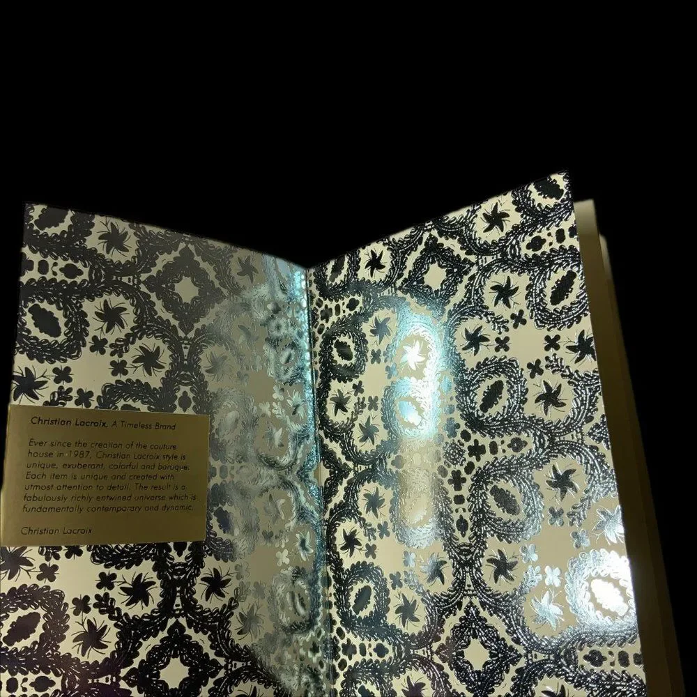 New! Christian Lacroix Sol Y Sombra Sunrise Blue‎ Embossed Paseo Notebook 128pgs